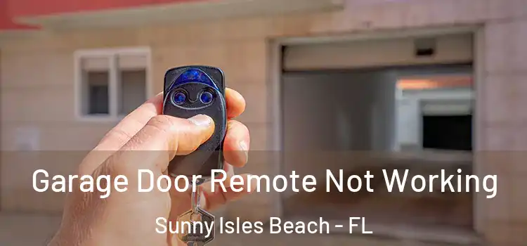  Garage Door Remote Not Working Sunny Isles Beach - FL